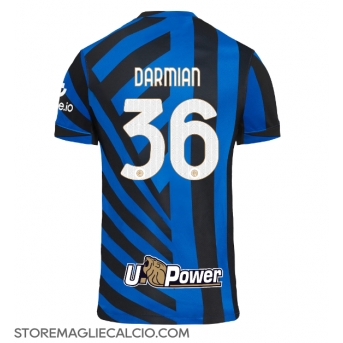 Inter Milan Matteo Darmian #36 Maglia Gara Casa Repliche 2024-25 Maniche Corte